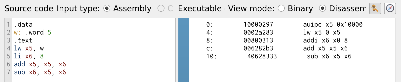Figure 3: ADD and SUB Instruction